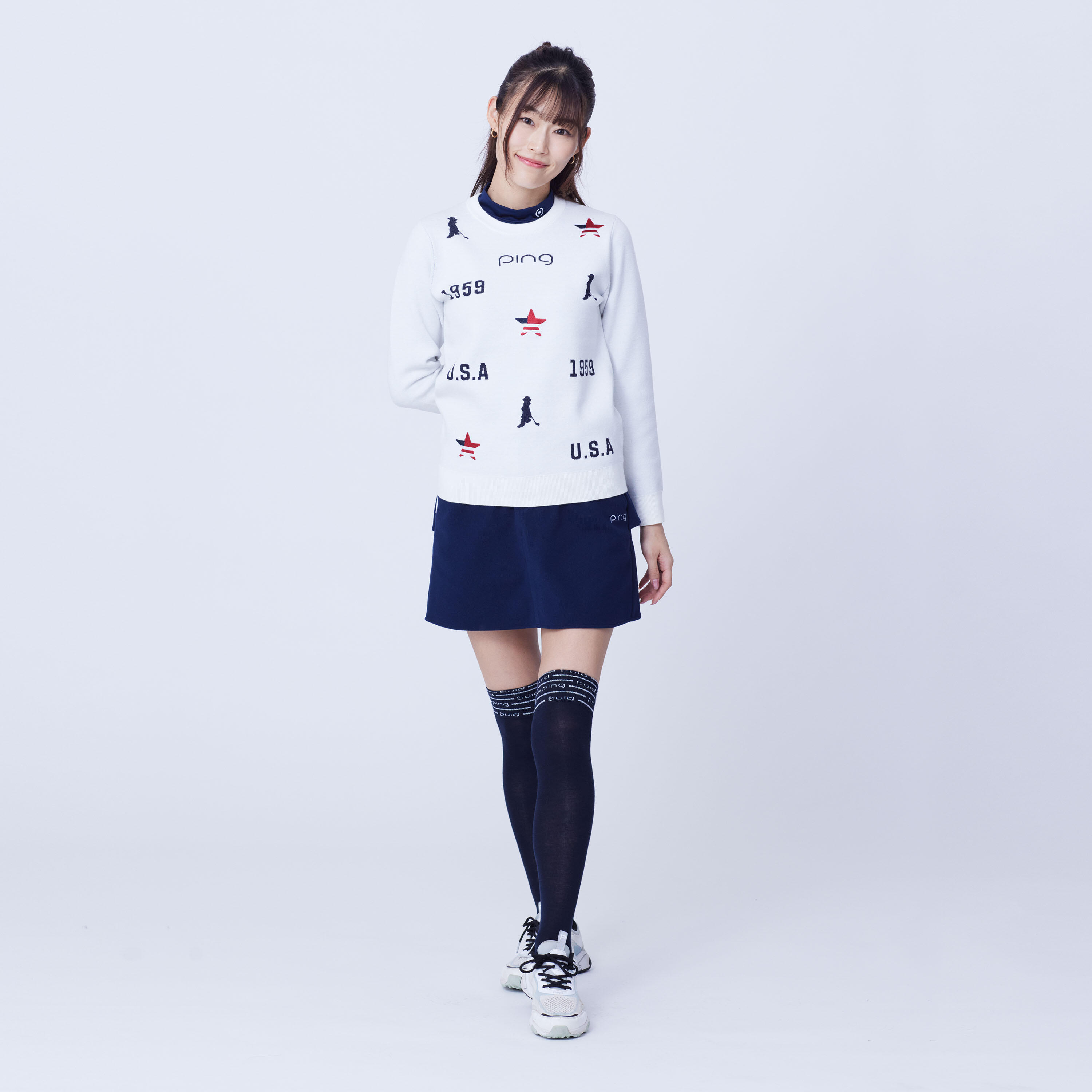 新品　タグ付き　PING春ニットトップス　値下げしました。 新品 タグ付き PING春ニットトップス 値下げしました。 ピン